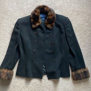Vintage Ralph Lauren Fur Jacket